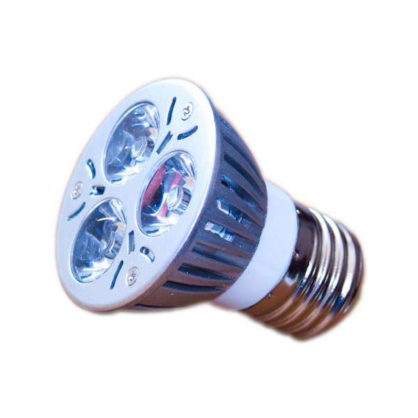 LED Strahler 3W 12V E27 warmweiss