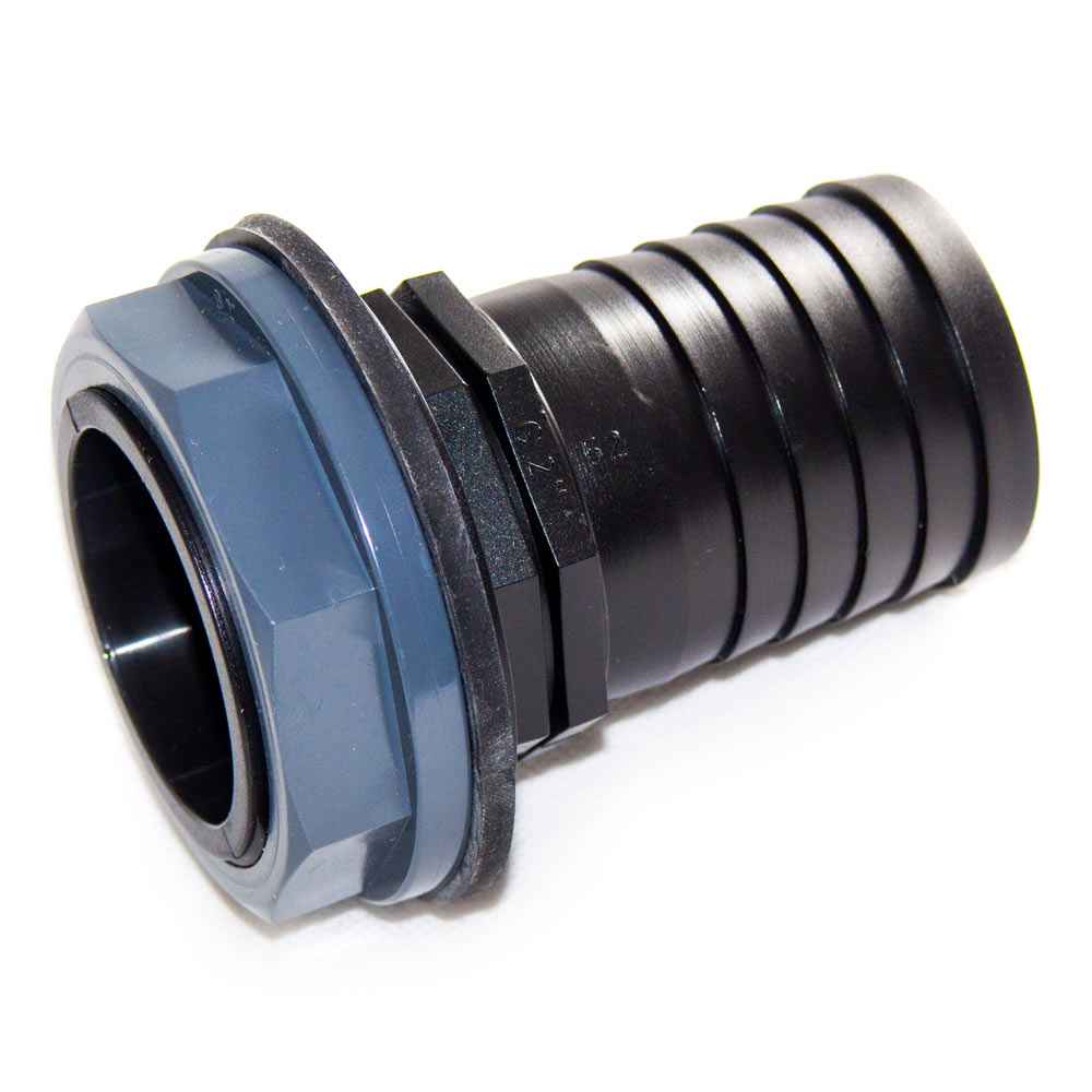 G 2 Zoll Anschluss für Regentonne mit 52mm Schlauchtülle Teichpflege