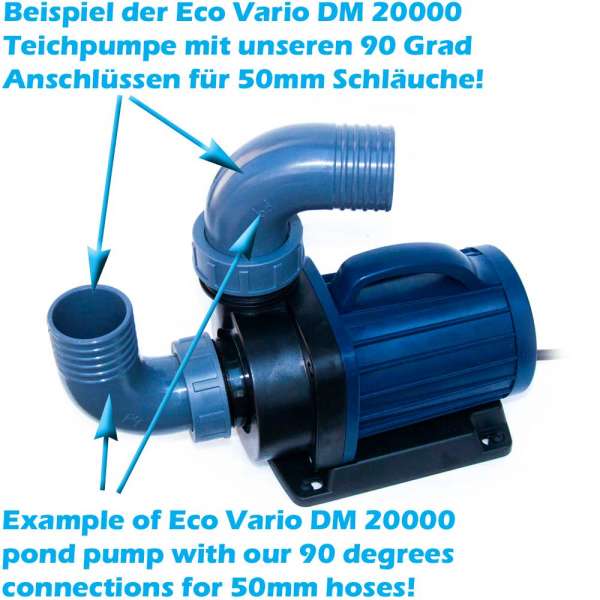 Teichpumpe Eco DM 22000S Vario mit Regler Teichpflege