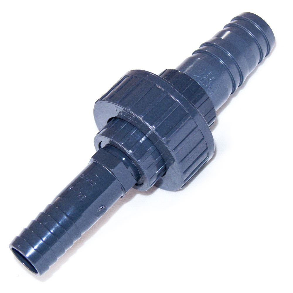 Verbinder zerlegbar mit Gewinde für 25 und 32 mm Schläuche 