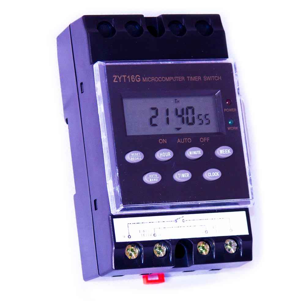 Zeitschaltuhr 12V DC 25A für Solar und Elektroanlagen Teichpflege