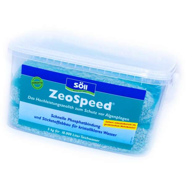 Söll ZeoSpeed Zeolith 5 kg für Teiche bis 10000l Wasser