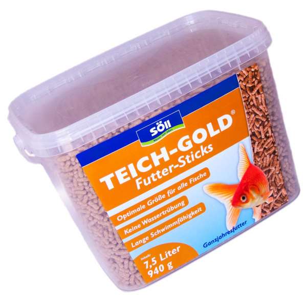 Teich-Gold 7,5 Liter Fischfutter Sticks