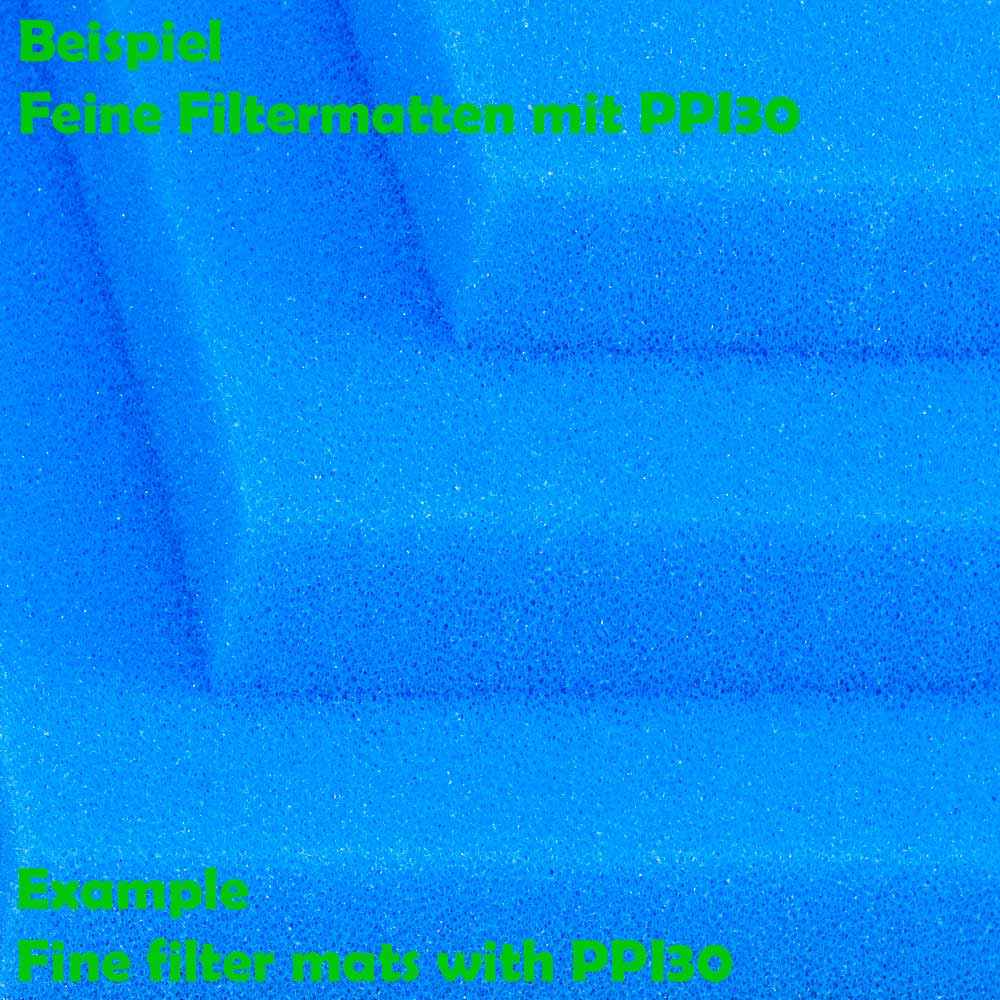 Wohnkult Filtermatte 50x50x5cm - Fein PPI 30 Für Teich & Aquarium