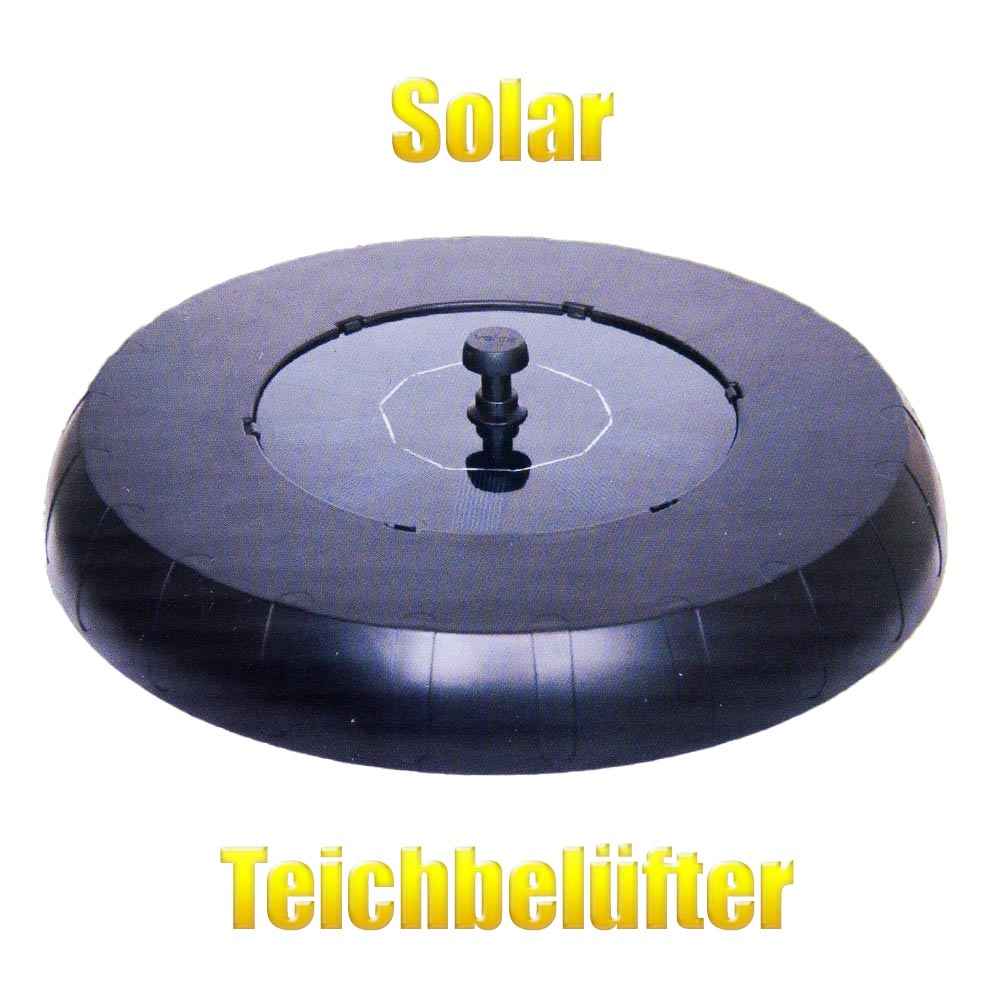 Teichbelüfter Solar schwimmend 6 Volt 1 Watt Teichbelüftung