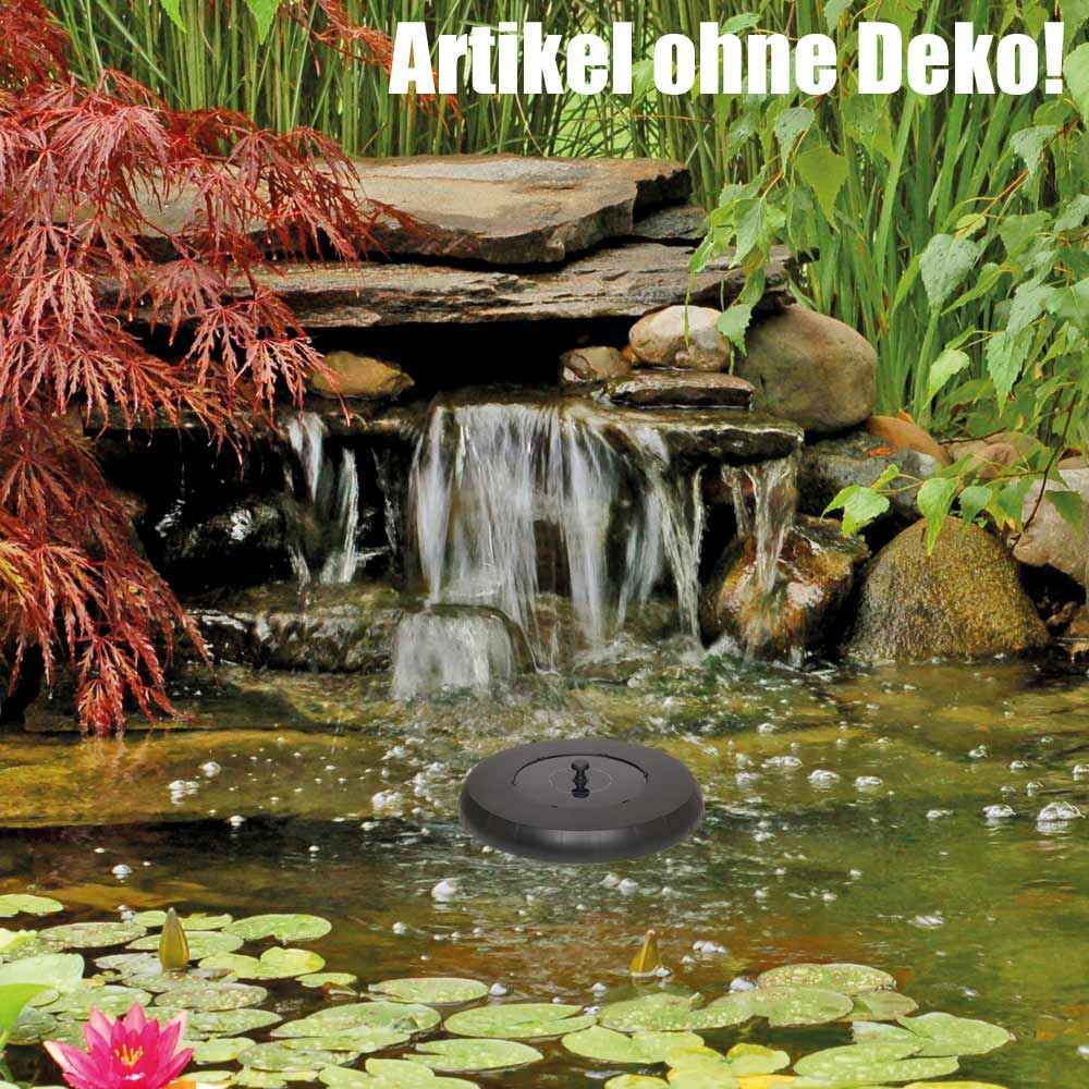 Teichbelüfter Solar schwimmend 6 Volt 1 Watt Teichbelüftung