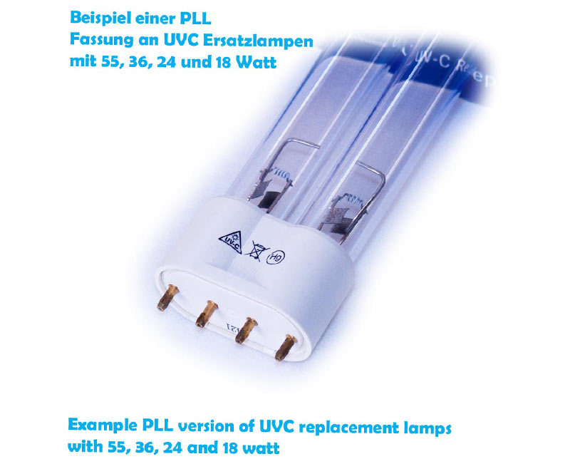 Unique Koi Brenner UV-C Ersatzlampe PL verschiedene Wattleistungen 