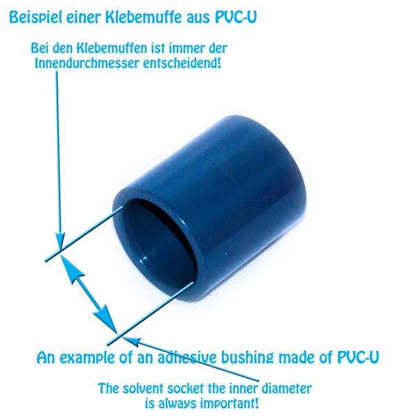 Klebeschlauch Rohr Klemme Winkel T-Stück Muffe PVC Kleber Details about   PVC 