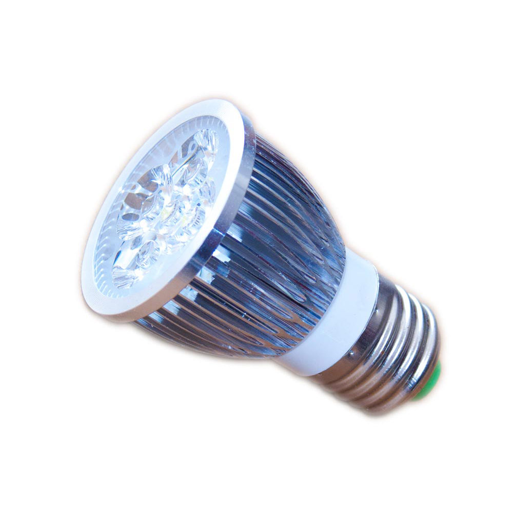 LED Strahler Lampe 5 Watt 12V E27 warmweiss Birne Spot für Solar Anlagen
