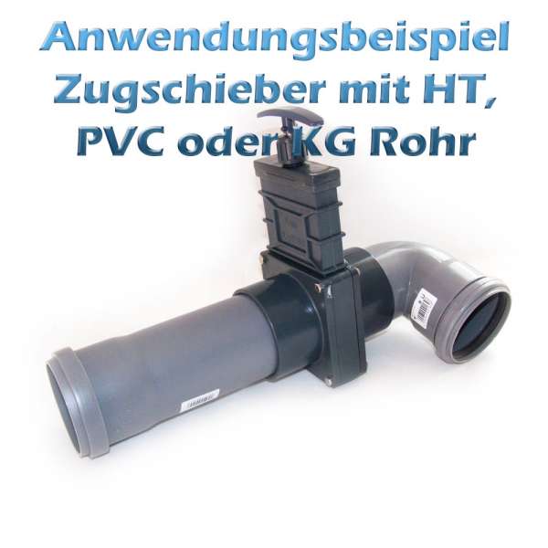 Zugschieber Eco 160 mm für Teiche Teichpflege