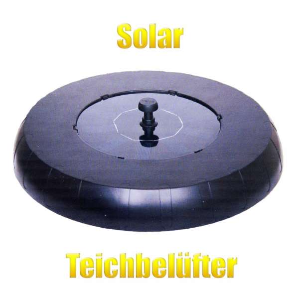 Teichbelüfter schwimmend mit Solar