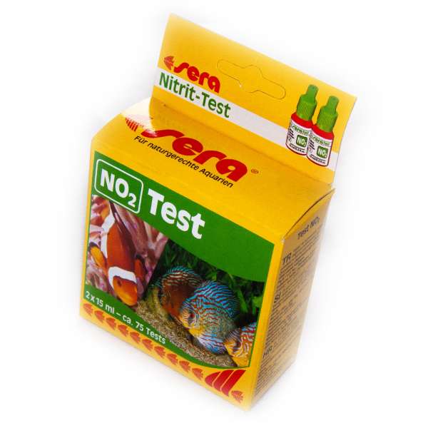 Nitrit (NO2-Wert) Wassertest von Sera Pond zum Messen und Bestimmen des Wasserwertes im Teich, Aquarium, Pool und Schwimmbad