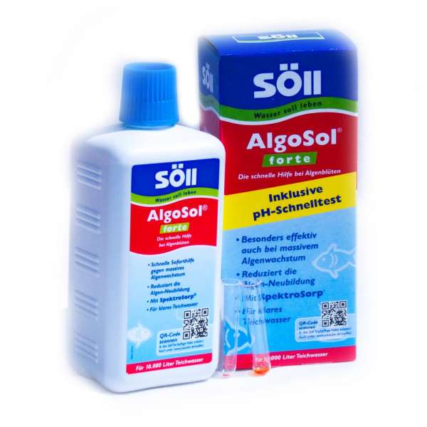 Söll AlgoSol 500ml bis 10000l bei Algenblüten im Teich