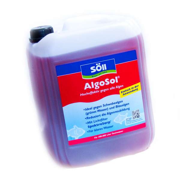 Algenmittel Söll AlgoSol 10l bis 200000l Koiteichwasser