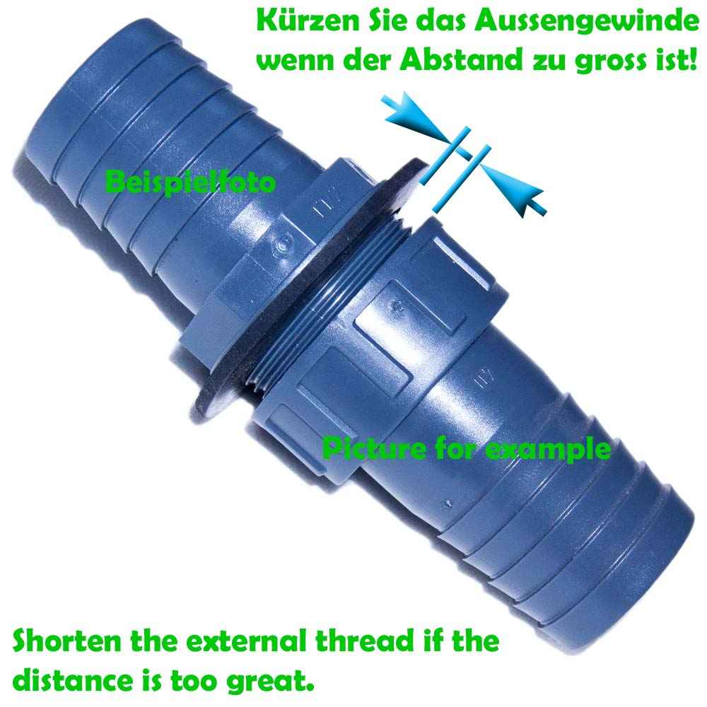 BODYA Schlauchanschluss Mit Gewinde, 46 Mm, Innenge Produktbild-Vorschau 9