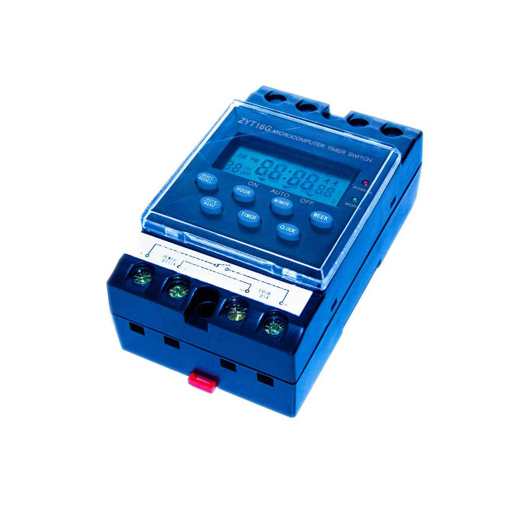 Ntcpefy LCD Digital Energiesteuerung programmierbare Zeitschaltuhr 12V 16A  Zeitbügel Schalter : : Baumarkt