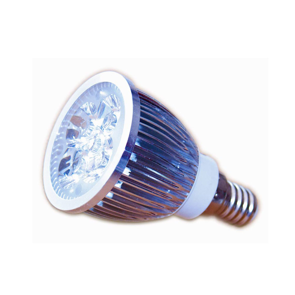 LED Strahler Lampe 5 Watt 12V E14 warmweiss Birne Spot für Solar Anlagen