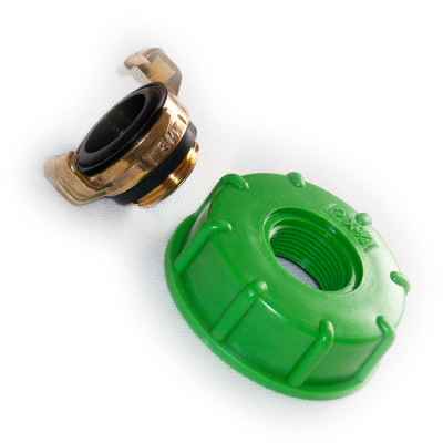 IBC Tankadapter 3/4 Zoll Mit S60X6 Gewinde – Messing-Anschluss Für Regentonnen, Wasserspeicher & Gartenbewässerung
