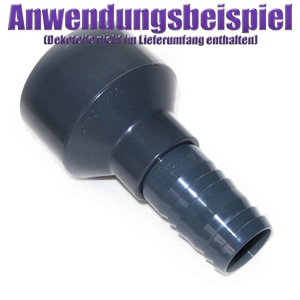 HT Innen Reduzierung 90mm Auf 50mm - Abwasser Reduzierstück Mit Dichtungen