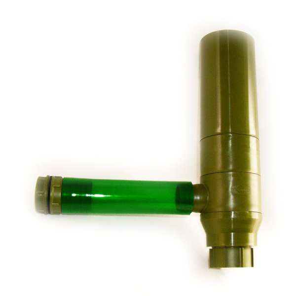 Regensammler RG 75-87F in grün für Fallrohre DN 75 und 87 mm
