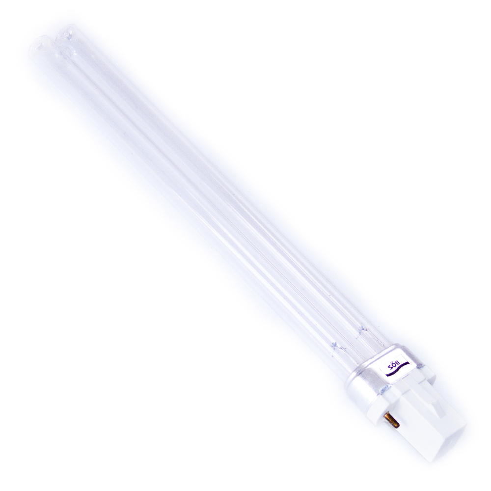 Aquaristikwelt24 UVC Halterung für 7-11 Watt Lampe Ersatzbirne UV Licht Sicherung Transport Kunststoff 