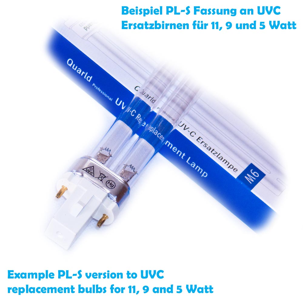 UVC Lampe PL 5 Watt UV-C Klärer Ersatzröhre Teichfilter 