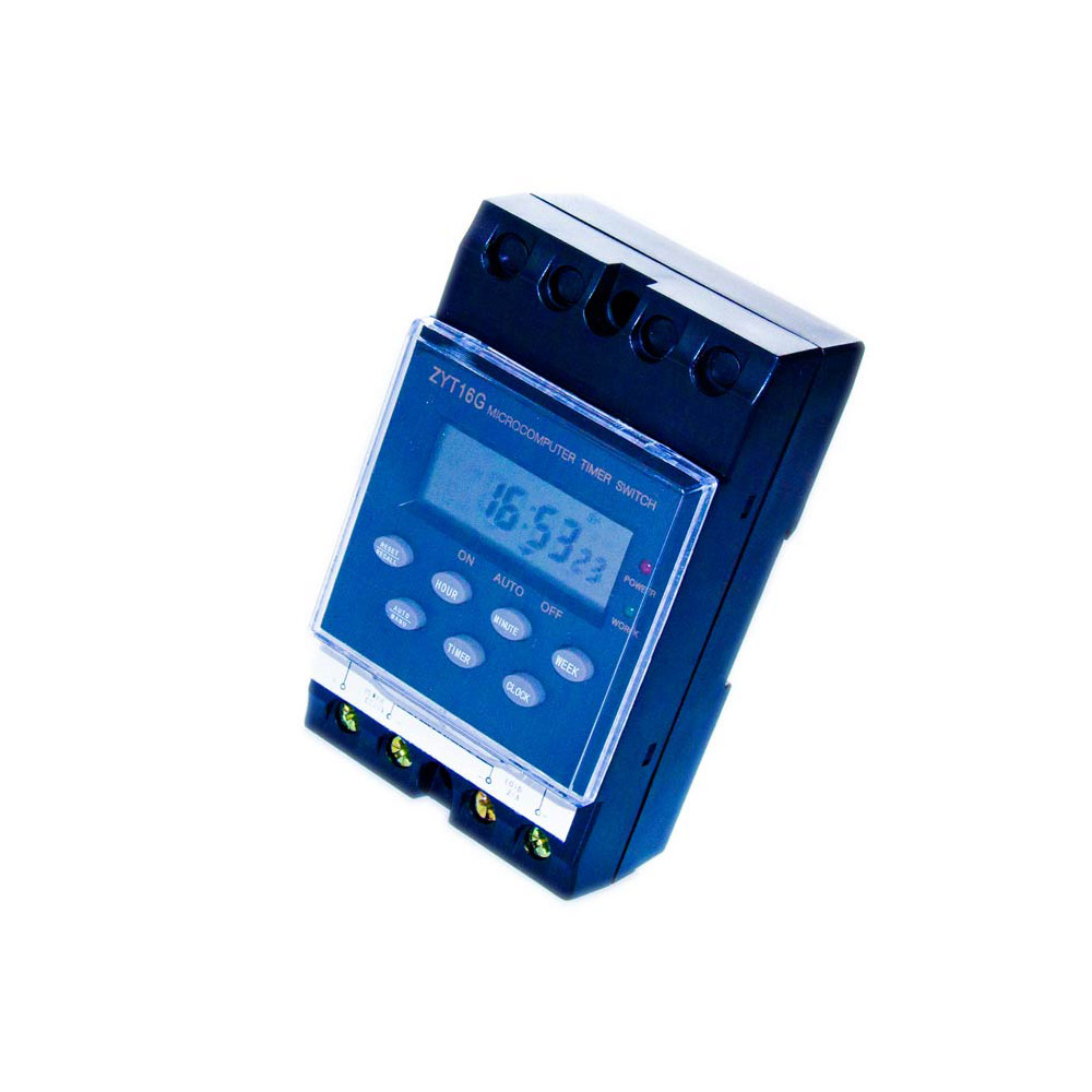 Digital LCD Zeitschaltuhr programmierbar Timer 12V AC/DC 16A Zeit Relais  TOP