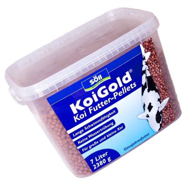 Fischfutter Söll Koi Gold Pellets 7 l