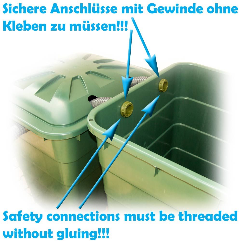 Schwerkraft Filter 30000l für Schwimmteich mit Oase 12 V Pumpe eBay